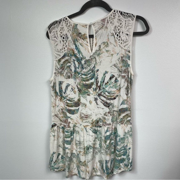 Anthropologie Meadow Rue Lia Crochet Feather Top - Picture 4 of 4